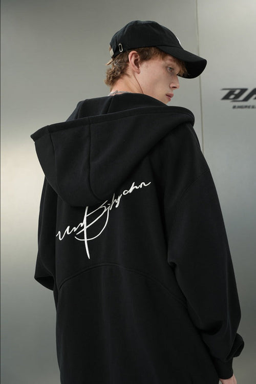 BJHG Script Logo Hoodie by jobatua.com