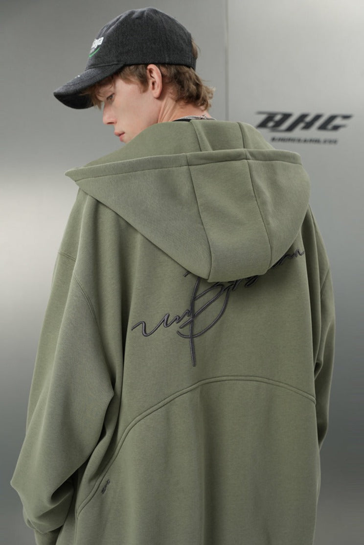 BJHG Script Logo Hoodie by jobatua.com