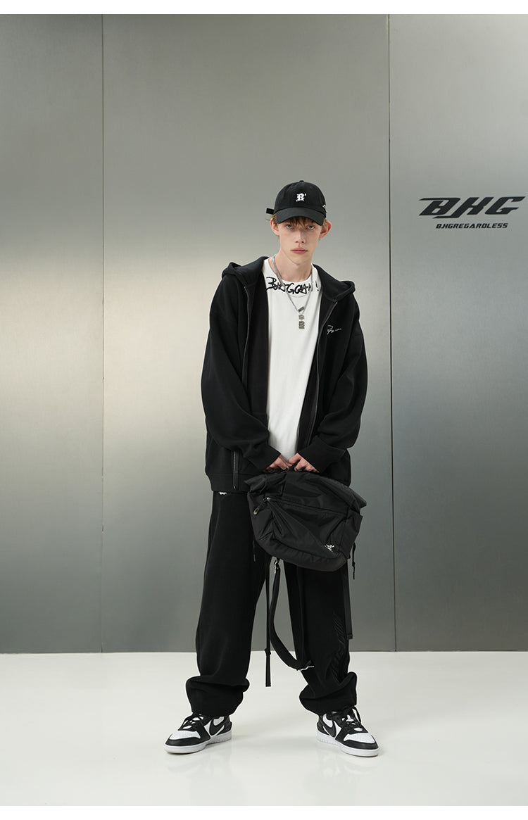 BJHG Script Logo Hoodie by jobatua.com
