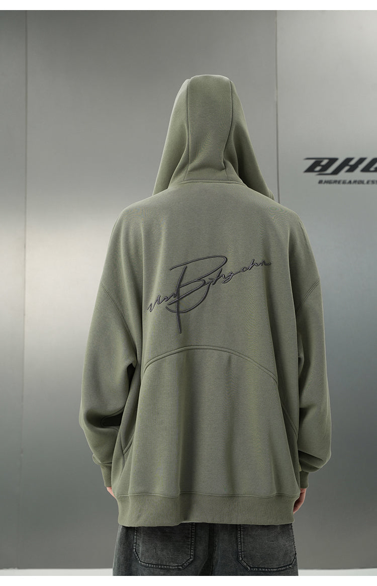 BJHG Script Logo Hoodie by jobatua.com