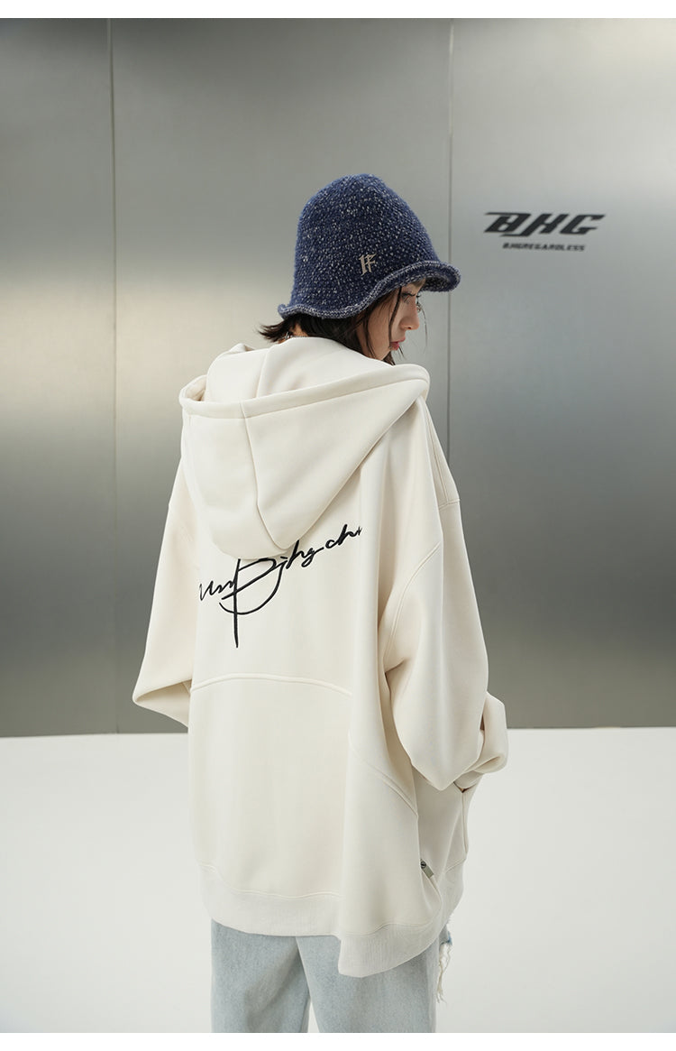 BJHG Script Logo Hoodie by jobatua.com