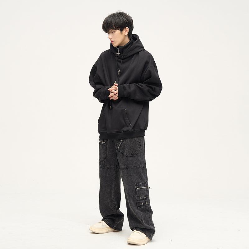 HJK Exclusive Double Panel Hooded Zip Jacket by jobatua.com