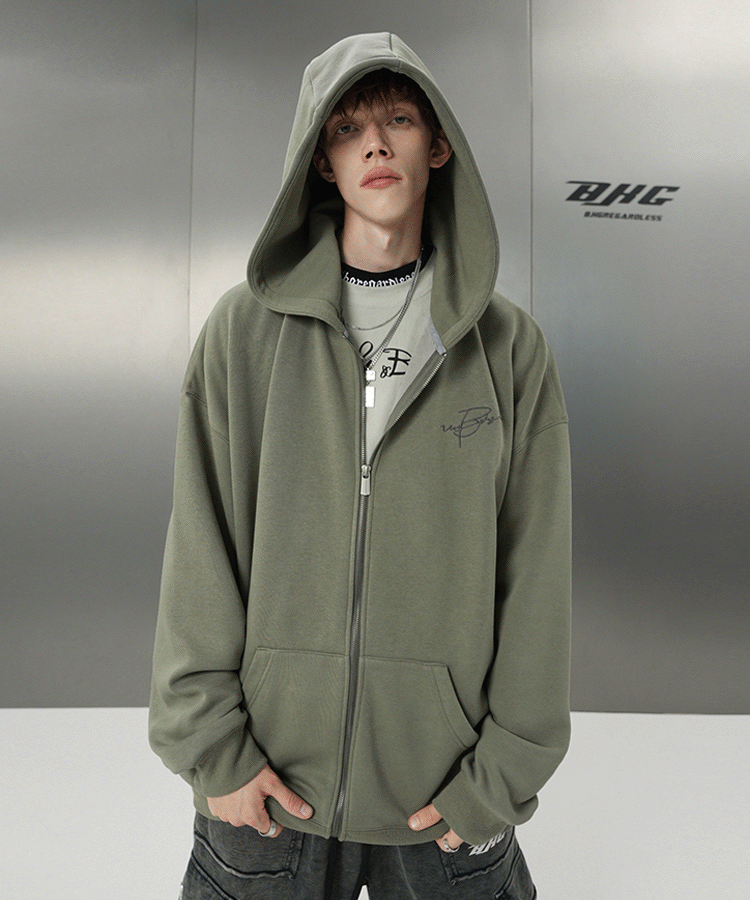 BJHG Script Logo Hoodie by jobatua.com