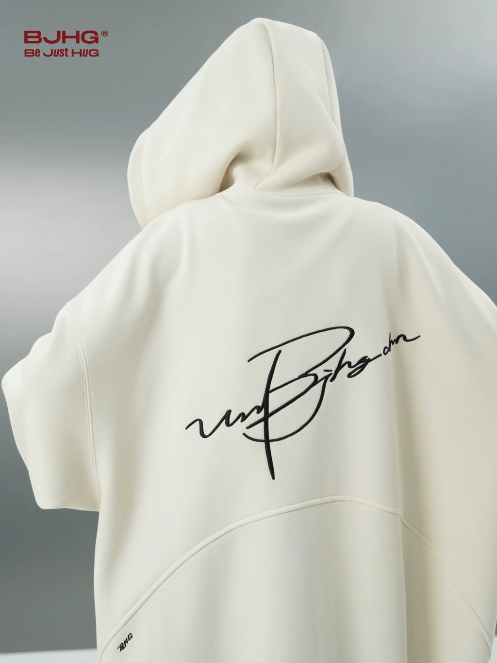 BJHG Script Logo Hoodie by jobatua.com